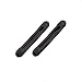 1 Pair Eyeglasses Retainers,Soft Silicon Anti-Slip Eyeglass Holder Ear Hook, Eyeglasses Temple Tips Sleeve Retainer for Eyeglass Eyewear Sunglasses(Black)