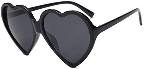 Women Fashion Unisex Heart-shaped Shades Integrated Sunglasses By Limsea