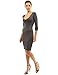 PattyBoutik Women's V Neck Long Sleeve Plain Sweater Dress