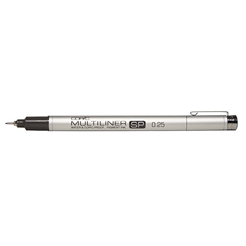 Copic Multiliner SP Black Ink Marker, 0.25 Tip