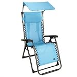 Bliss Adjustable Reclining Outdoor Lounge Zero Gravity Chair with Headrest