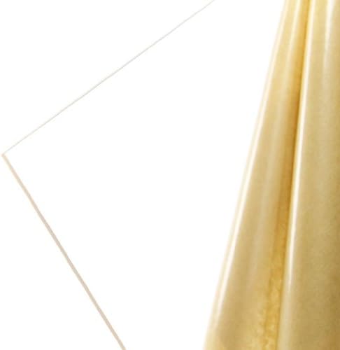 Cast Acrylic Sheet - .177" Thick, Clear, 24" x 24" Nominal