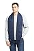 Fishers Finery Men's 100% Pure Cashmere Scarf; Luxury Christmas Gift (Navy)