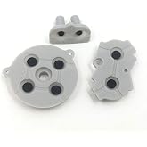 Colorful Conductive Rubber Pad Buttons A-B D-pad for GBA Gameboy Advance Silicone Start Select Keypad Gray