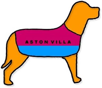 aston villa dog coat