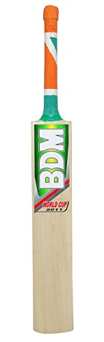 World Cup 2011 BDM Adult Sizes English Willow Wood Cricket Bat With Carry Case - Choose Weight - Thumbnail 3