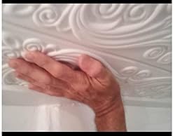 White Styrofoam Decorative Ceiling Tile Astana