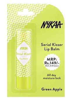 Nykaa Serial Kisser Lip Balm (Green Apple)