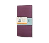 Moleskine Chapters Journal, Slim Pocket, Ruled, Plum Purple, Soft Cover (3 x 5.5)