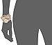 Anne Klein Women's AK/2684LPST Diamond-Accented Gold-Tone and Pink Leather Strap Watch and Bangle Set