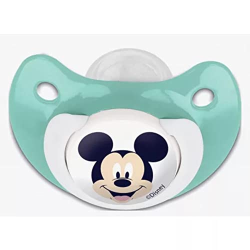 Mickey Pack 2 Pacifiers Pink Sleep Night +6 Months Silicone Pricepulse