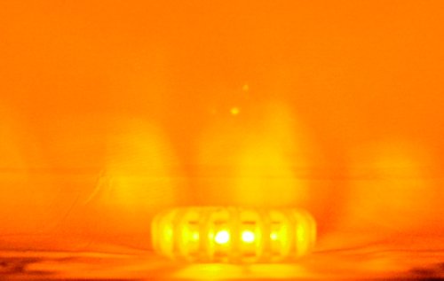 PF16LLM AMBER 9-FUNCTIONS PORTABLE 16 LED POWER FLARE POWER-MARKERS ROADSIDE EMERGENCY MAGNETIC CR123A BATTERY