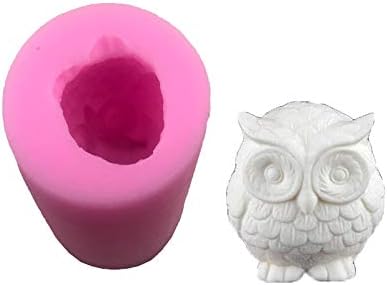 SaveStore 3D Cute Owl Silicone Mold Designer DIY UV Resin Craft Concrete Molds for Plaster Polymer Clay Mold Oven Bake