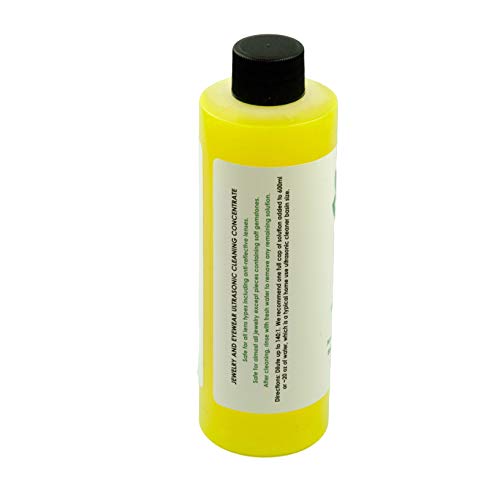 Calyptus Ultrasonic Jewelry Cleaner Concentrate | 100% Natural, Non-Toxic, and Safe | Diamond, Gemstone, Gold, Silver, and Eyeglass Sonic Cleaning Solution | 36 Machine Refills, 8 Ounces - Thumbnail 2