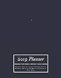 Dark Blue 2019 Planner Organize Your Weekly, Monthly, & Daily Agenda: Features Year at a Glance Calendar, List of Holidays, Motivational Quotes and Plenty of Note Space by Ultimate Planner Journal, Kai Bleu Journals