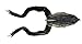 Savage Gear Hollow Frog Imitation Legs Floating Fishing Lure, 2 3/4-Inch/3/4-Ounce, Dark Leopard