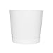 Full Depth Round Cylinder Pot, White, 10-Inch primary