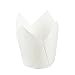 Juvale 100-Pack White Tulip Cupcake Liners for Wedding, Birthday Party, Parchment Paper Baking Cups & Muffin Wrappers for Baby Showers, Tea Party Decorations (2.2x3.15 in) - Cupcake Paper Tulip Liners
