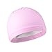 Peacoco Lycra Swim Cap PU Swimming Cap for Women and Men Adult Waterproof Swim Caps Protective Ear Caps-Keep Long Hair Dry-Training and Racing