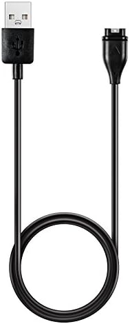Garmin Fenix 5 / 5S / 5X Charger Haldssim Replacement USB Data Sync Charging Cable Wire for Garmin Fenix 5 / 5S / 5X / Forerunner 935 / Quatix 5 / Quatix 5 Sapphire / Vivoactive 3 Smart Watch（Black）