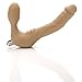 Tantus Sex/Adult Toys Real Strapless Strap On Vibrator - Classic Single Speed Removable Waterproof 100% Ultra-Premium Silicone Bullet Vibe for Anal, Vaginal, Clitorial Stimulation - Slim Cocoa