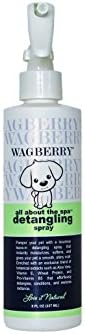 Wagberry All About The Spa Detangling Spray - Removes Tangles While Dematting Fur and Hair for Dogs, Soothes and Conditions with Aloe Vera & Vitamin E - Love IT Natural, Made in USA, 8oz