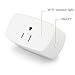 micmi Smart WiFi Plug, Compatible with Amazon Alexa Echo, Works with Google Home, IFTTT, No Hub Required, Smart Home WiFi Wireless, Remote Control Light Switch Socket, White (WiFi Plug 2pack)