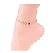 Zealmer Good Luck Infinite Anklet Bracelet Blue Bead Foot Chain Jewerly