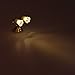 MagiDeal 1:12 Dollhouse Miniature Double Head Wall Lamp LED Light