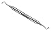 Pomee USA 702-602 Dental Acorn Burnisher #21D, Double-Ended (3.80mm & 4.50mm Tips), Ultra-Light, 9.5mm Hollow Handle, Composite & Amalgam Instrument for Detail Finishing & Polishing