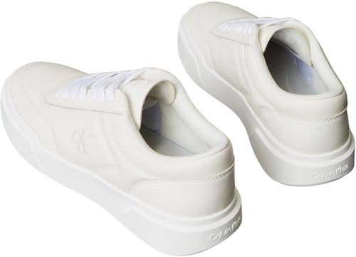 Scarpe Basse da Donna con Lacci OXF Lth YW0YW02032, Bianco (Marshmallow/Dk Ecru), 38, Marshmallow Bianco Dk Ecru, 38 EU
