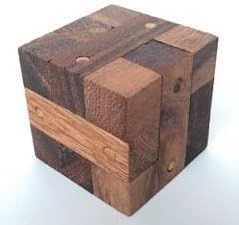 Handmade Wooden Mini Ancient Key - Interlocking Wooden Puzzle &amp; 3D Brain Teaser, Wooden Puzzles for Adults &amp; Children, By RATREE SHOP