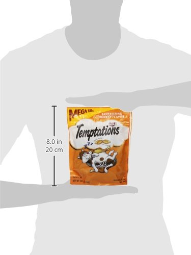 TEMPTATIONS Classic Treats for Cats Tantalizing Turkey Flavor 6.3 Ounces (Pack of 10)