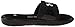 Under Armour Boys' Ignite IV Slide, Black/White, 2 M US Little Kid