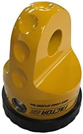 Factor 55ProLink XXL Loaded Shackle Mount With Titanium Pin & Rubber Guard (24,000 Lbs) (Yellow)