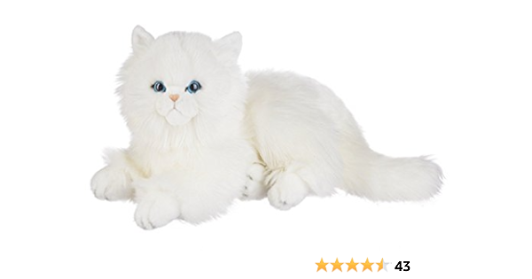 Amazon Com Ganz La Herencia Coleccion Juguete Peluche Para Bebes De Ninos 12 Inches Blanco Gato Persa Juguetes Y Juegos