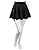 CLOVERY Womens Basic Versatile Stretchy Flared Skater Mini Skirt