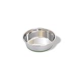 Pureness Stainless Steel Cat Dish, 8-Ounce, 2-Pack