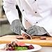 YINENN Medium (Pack of 4) Grey Cut Resistant Gloves, Food Grade Level 5 Protection, Ideal for Kitchen Use, Dexterity and Flexibility