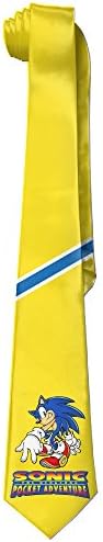 FFuture Men's Sonic The Hedgehog Fashion Skinny Tie &amp; Necktie One Size