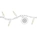 Bright Tunes Indoor/Outdoor Warm White Incandescent String Lights with Bluetooth Speakers