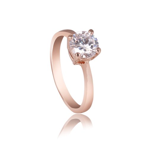 Fashion Plaza Women's Gift Mother's Day Use Austrian Crystal Engagement Ring R53