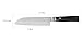 Hecef 7 Inch Santoku Chef Knife Stainless Steel Japanese Forged Steel Kitchen Knife with Wood Hand