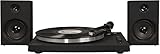 Crosley T150 Modern 2-Speed Bluetooth Turntable System with Variable Weighted Tone Arm and Stereo Speakers