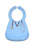que Bibs - Soft & Adjustable Silicone Bibs (Doctor Blue)