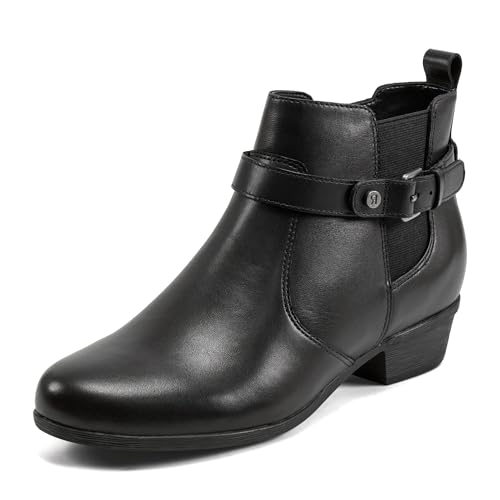 Rockport Women’s Chole Ankle Boot, Black, 6.5