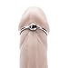 Metal Penis Ring Glans Cock Rings for Men Sex Erection Reusable Small Gift (26mm, Empire Ring)