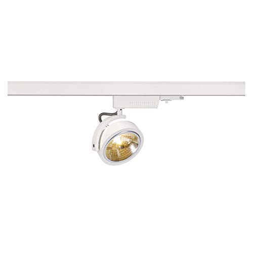 SLV Kalu Track Qrb111, inklusive 3-P. Adapter, maximal 50 W, weiß 153581