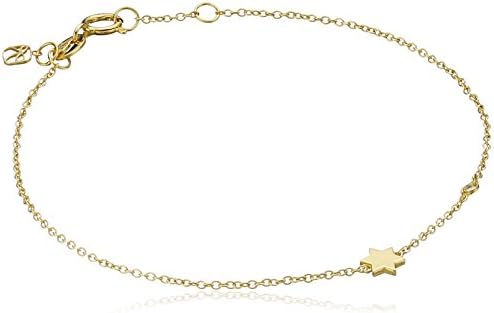 Syd by SE Star of David Bracelet with Diamond Bezel