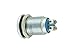 Alpinetech 12mm Red 12V LED Metal Indicator Pilot Custom Dash Light Lamp